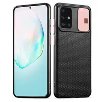 Чехол накладка Camshield Samsung A515 Черная/Золотая