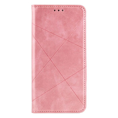 Чехол-книжка Business Leather OPPO A12 Розовая