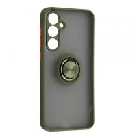 Накладка Gingle Ring Samsung A356 (A35 5G) Хаки