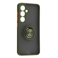 Накладка Gingle Ring Samsung Galaxy S24 Plus (S926) Хаки Накладка Gingle Ring Samsung Galaxy S24 Plus (S926) Хаки