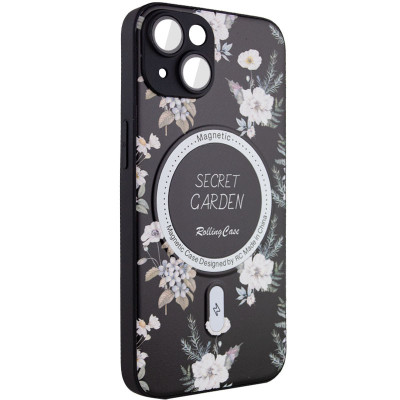Чехол накладка Secret Garden with MagSafe iPhone 13 Черная