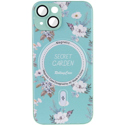 Чехол накладка Secret Garden with MagSafe iPhone 13 Мятна