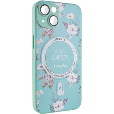 Чехол накладка Secret Garden with MagSafe iPhone 13 Мятна