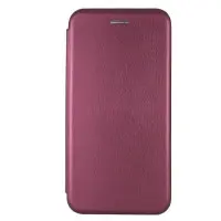 Чехол-книжка G-Case Motorola Moto E13 Бордовая