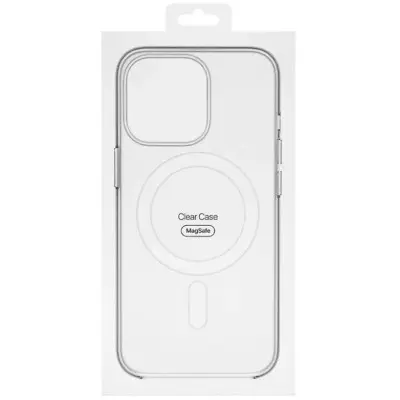 Чехол накладка Clear MagSafe (AAA) iPhone 15 Pro Прозрачная