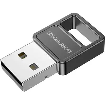 Bluetooth адаптер Borofone DH8 Black, Чорний Bluetooth адаптер Borofone DH8 Black, Чорний