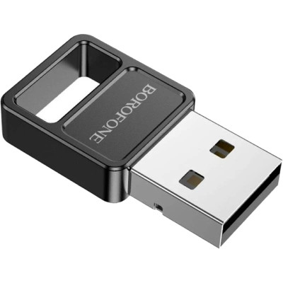 Bluetooth адаптер Borofone DH8  Black, Чёрный