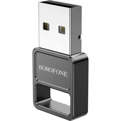 Bluetooth адаптер Borofone DH8 Black, Чорний Bluetooth адаптер Borofone DH8 Black, Чорний