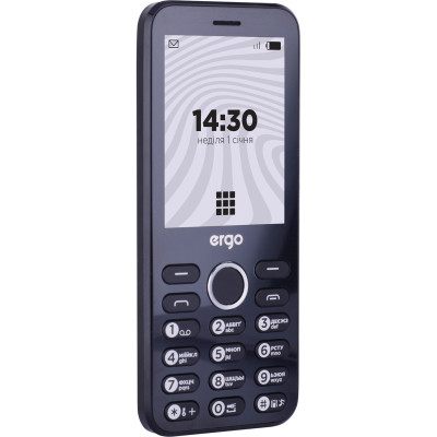 Мобільний телефон Ergo B281 Dual Sim Black, чорний
