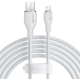 Кабель дата Baseus Pudding USB Type A - Lightning 2.4A 1.2м Білий
