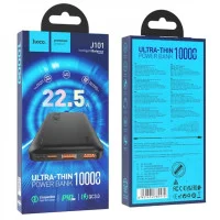 Універсальна мобільна батарея Повербанк Hoco J101A PD+QC 3.0 22.5W 10000mAh Чорний