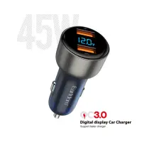 Автомобильное зарядное устройство Earldom ES-CC9 2USB Black, Черный