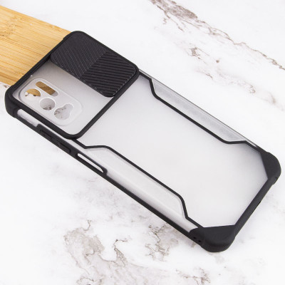 Чехол накладка Camshield Matte Ease Xiaomi Redmi Note 10/ Note 10S Чёрная
