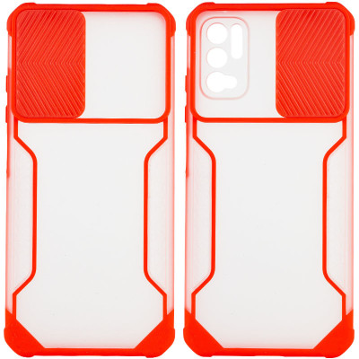 Накладка Camshield Matte Ease Xiaomi Redmi Note 10 Pro Красная