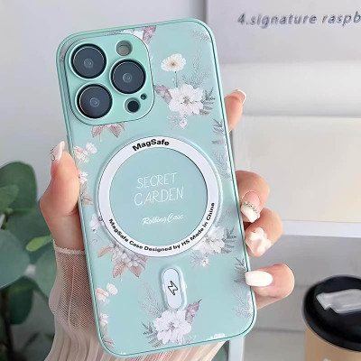 Чехол накладка Secret Garden with MagSafe iPhone 11 Pro Мятная