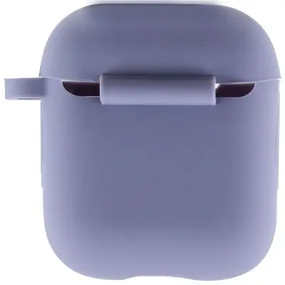 Чохол для навушників AirPods 1/2 New Сірий/Lavender Gray