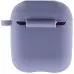Чохол для навушників AirPods 1/2 New Сірий/Lavender Gray