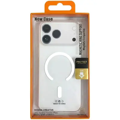 Чохол Накладка PC Matte Color MagSafe iPhone 17 Pro Max/ 18 Pro Max Біла Чохол Накладка PC Matte Color MagSafe iPhone 17 Pro Max/ 18 Pro Max Біла