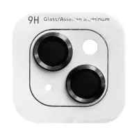 Захисне скло на камеру Metal iPhone 15/15 Plus Чорне