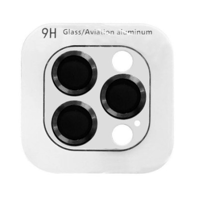 Защитное стекло на камеру Metal iPhone 15 Pro/15 Pro Max Чёрное