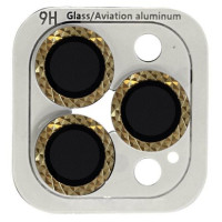Защитное стекло на камеру Metal Shine iPhone 15 Pro/15 Pro Max Золотое Защитное стекло на камеру Metal Shine iPhone 15 Pro/15 Pro Max Золотое