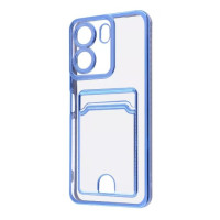 Чехол накладка WAVE Metal Pocket Xiaomi Redmi 13C 4G/Poco C65 Синяя