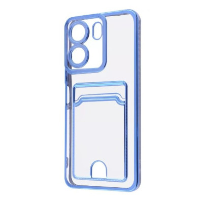 Чехол накладка WAVE Metal Pocket Xiaomi Redmi 13C 4G/Poco C65 Синяя