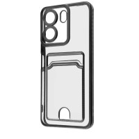 Чехол накладка WAVE Metal Pocket Xiaomi Redmi 13C 4G/Poco C65 Чёрная