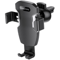 Автодержатель Borofone BH55 Black silver, Черно-серебряний Автодержатель Borofone BH55 Black silver, Черно-серебряний