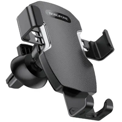 Автотримач Borofone BH55 Black silver, Чорно-сріблястий