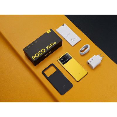 Смартфон Xiaomi Poco X6 Pro 5G 12/512GB Yellow, Желтый