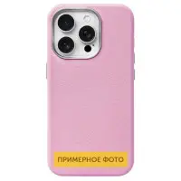 Чехол накладка Leather Metal Buttons Samsung S921 (S24) Светло розовая (LightPink)