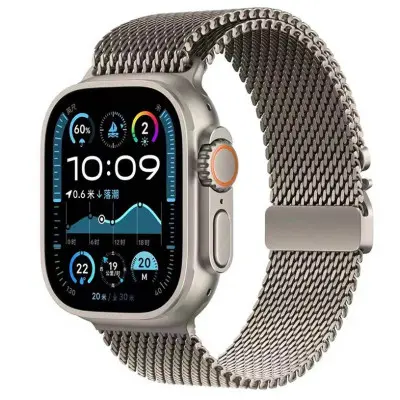 Ремешок Apple Watch 42мм Миланская петля NEW (Titanium)