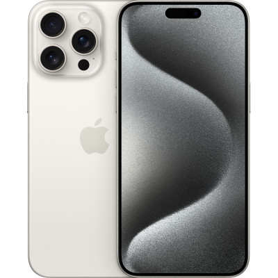 Смартфон Apple iPhone 15 Pro 256Gb White Titanium, Белый Титан (Б/У) (Идеальное состояние)