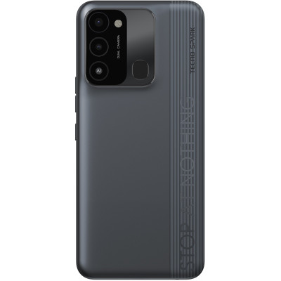 Смартфон Tecno Spark 8С (KG5k) 4/64GB Magnet Black, чорний