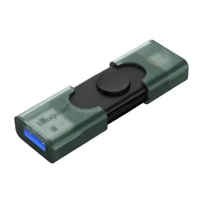 USB 128Gb Kingston DT Duo Type-C USB3.2 Зеленая