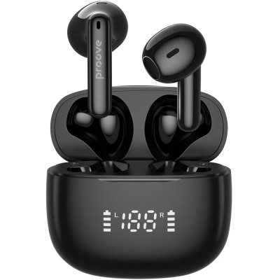 Безпровідні вакуумні навушники Proove Digital Pro White, Чорні