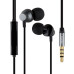 Провідні вакуумні навушники-гарнітура Remax RM-512 Black, чорний