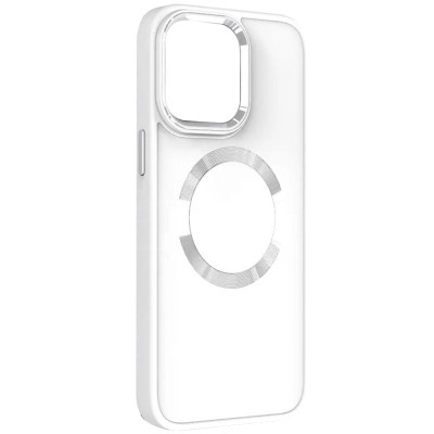 Чохол накладка Bonbon Metal MagSafe iPhone 14 Біла