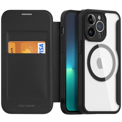 Чохол-книжка Dux Ducis Skin X Magsafe iPhone 13 Pro Чорна