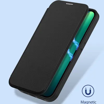 Чехол-книжка Dux Ducis Skin X Magsafe iPhone 13 Pro Max Черная