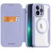 Чехол-книжка Dux Ducis Skin X Magsafe iPhone 13 Pro Max Фиолетовая