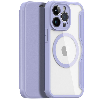 Чохол-книжка Dux Ducis Skin X Magsafe iPhone 14 Pro Max Фіолетова