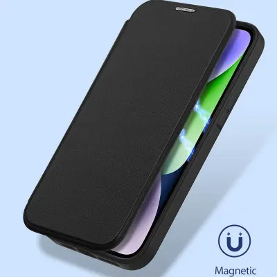 Чехол-книжка Dux Ducis Skin X Magsafe iPhone 13/ iPhone 14 Черная