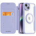 Чехол-книжка Dux Ducis Skin X Magsafe iPhone 13/ iPhone 14 Фиолетовая