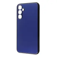 Чехол накладка Wave Metal Samsung A346 (A34) Синяя