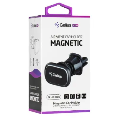 Автотримач Gelius GU-CH006 Black, Чорний Автотримач Gelius GU-CH006 Black, Чорний