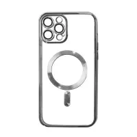 Чохол Накладка Shining Camera MagSafe iPhone 11 Pro Max Срібна (metal matte)