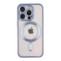 Чохол Накладка Metal Matte MagSafe iPhone 12 Pro Max Блакитна Sierra Blue (metal matte)