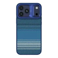 Чехол Накладка Kajsa Resort Gradient Stripe iPhone 17 Pro Синяя (Blue Mix)